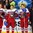 HELSINKI, FINLAND - JANUARY 2: Czech Republic's Dominik Masin #27, Michael Spacek #18 and David Pastrnak #9 are named Players of the Tournament for Team Czech Republic during quarterfinal round action at the 2016 IIHF World Junior Championship. (Photo by Matt Zambonin/HHOF-IIHF Images)

